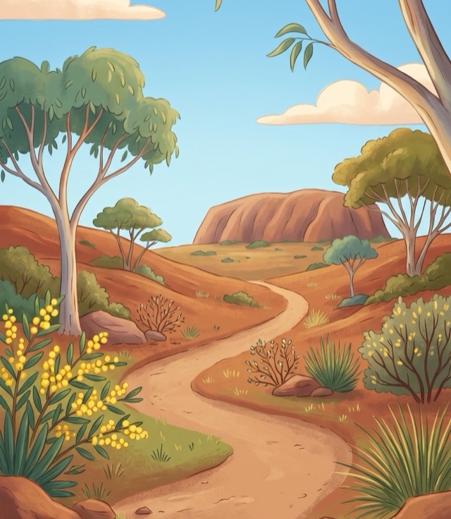 Illustrated Australia world